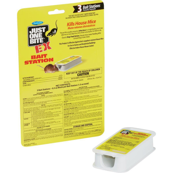 100528604 Just One Bite Disposable Mouse Bait Station (3-Pack)