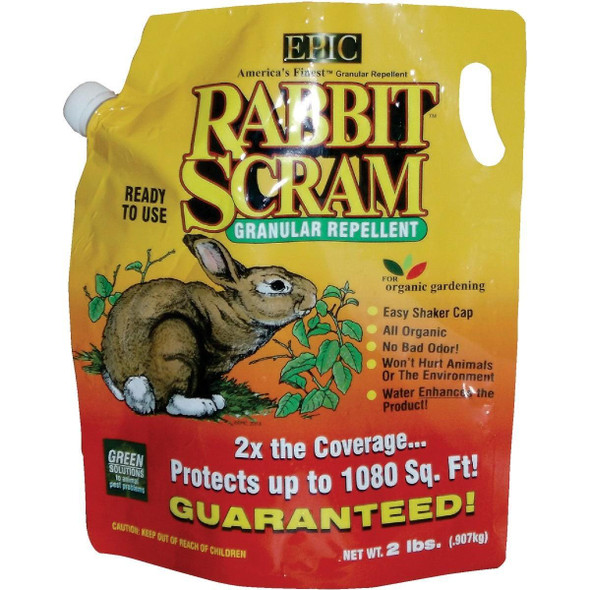 11004 Rabbit Scram 2 Lb. Granular Organic Rabbit Repellent
