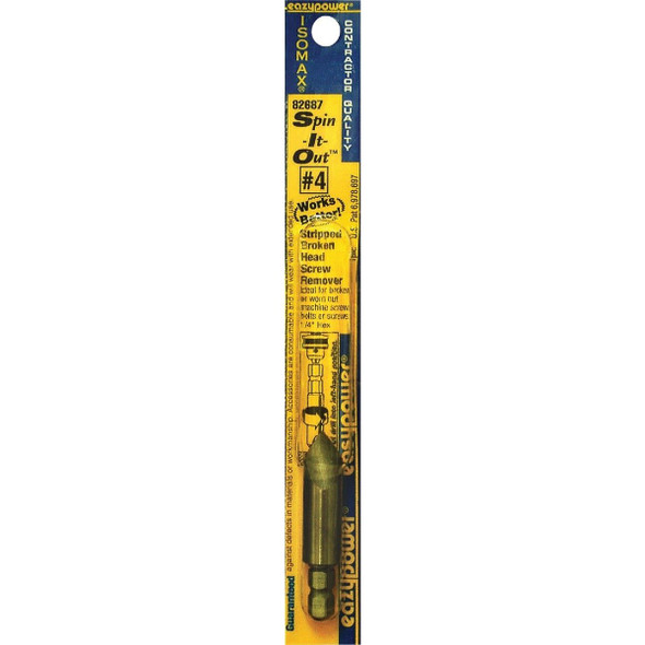 82687 Eazypower Spin-it-Out #4 Screw Extractor