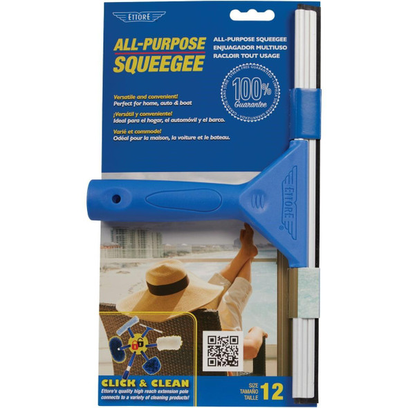 17012 Ettore All Purpose 12 In. Rubber Squeegee