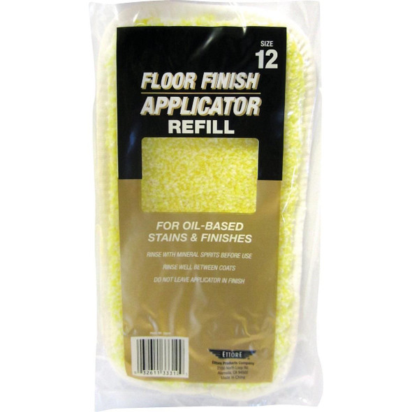 33312 Ettore 12 In. Microfiber Wax Applicator Mop Refill