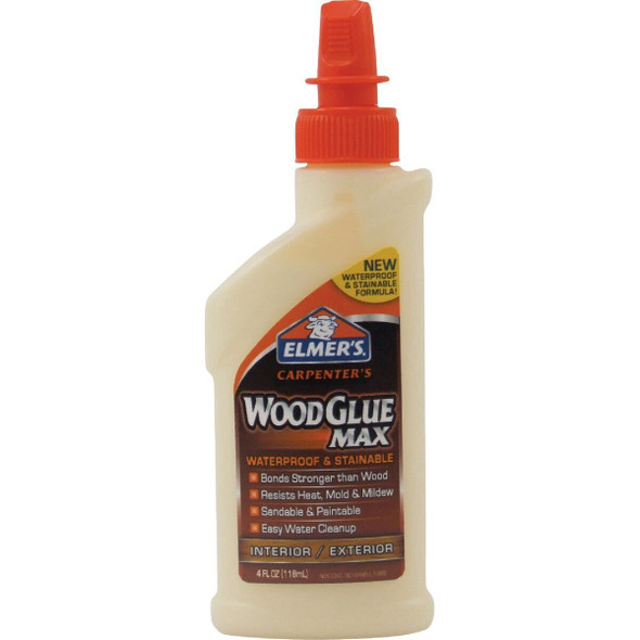 E7290 Elmer's Carpenter's 4 Oz. Wood Glue Max