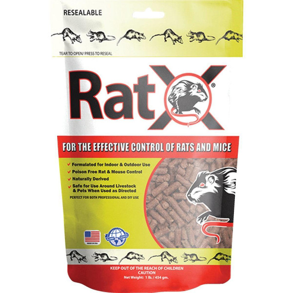 620101 RatX Pellet Rat And Mouse Killer, 1 Lb.