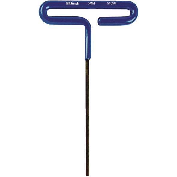 54650 Eklind Cush Grip T Shaped Hex Key,5mm-6" Arm