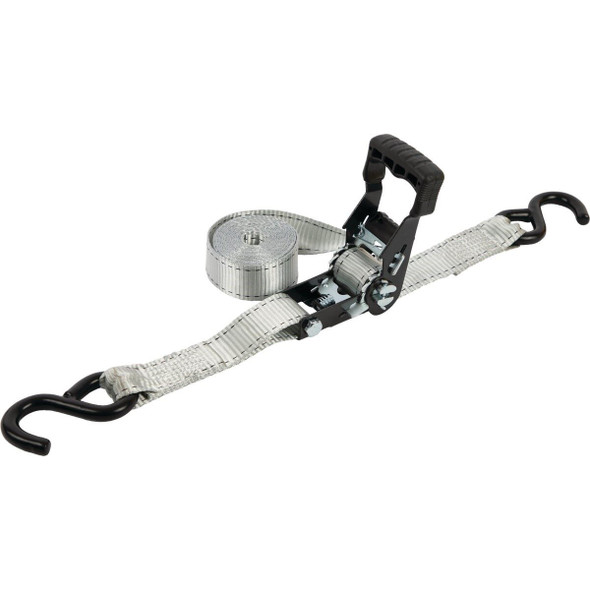 34412 Erickson 1-1/4 In. x 12 Ft. 833 Lb. Long Handle Heavy-Duty Ratchet Strap (2-Pack)