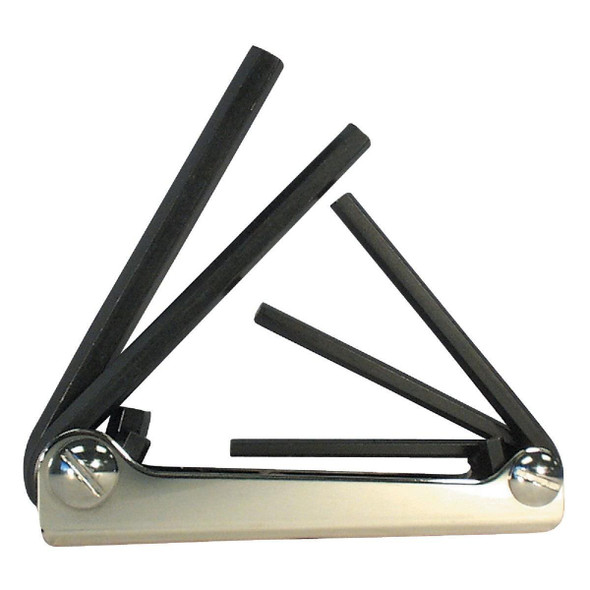 20511 Eklind Fold Up Hex Key Set,Set # 51,Hex Keys,3/16"-3/8"
