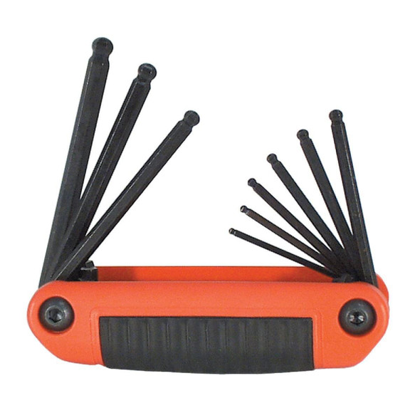 25919 Eklind Ergo-Fold Ball-End Hex Key Set, 9-Piece