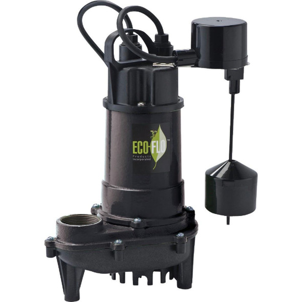 ECD33V ECO-FLO 1/3 HP Submersible Cast Iron Sump Pump