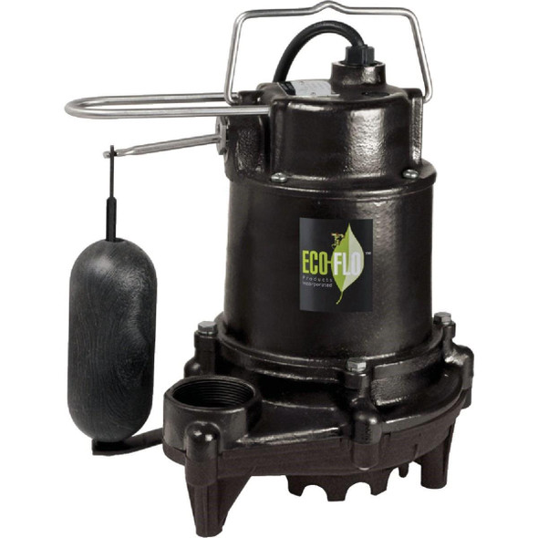EFSA50 ECO-FLO 1/2 HP High Efficiency Cast Iron Submersible Sump Pump