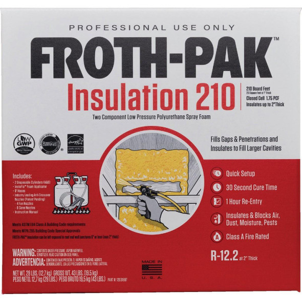 12031897 Froth-Pak 210 Two-Component Polyurethane Foam Insulation Kit