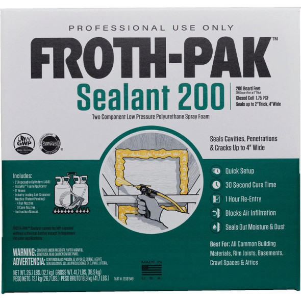 12031949 Froth-Pak FPFS 200BF Two-Component Polyurethane Foam Sealant Kit