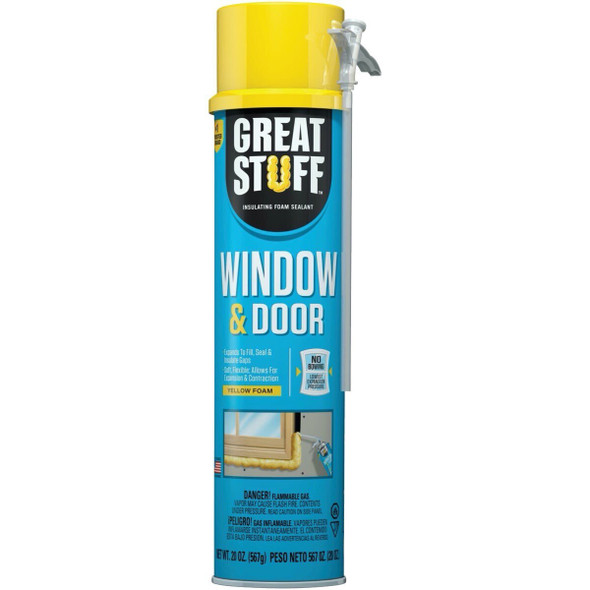 197711 Great Stuff Pro Window & Door 20 Oz. Straw Foam