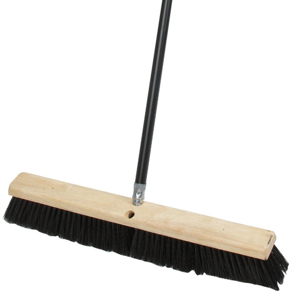 89501 24 In. W. x 60 In. L. Metal Handle All-Purpose Push Broom