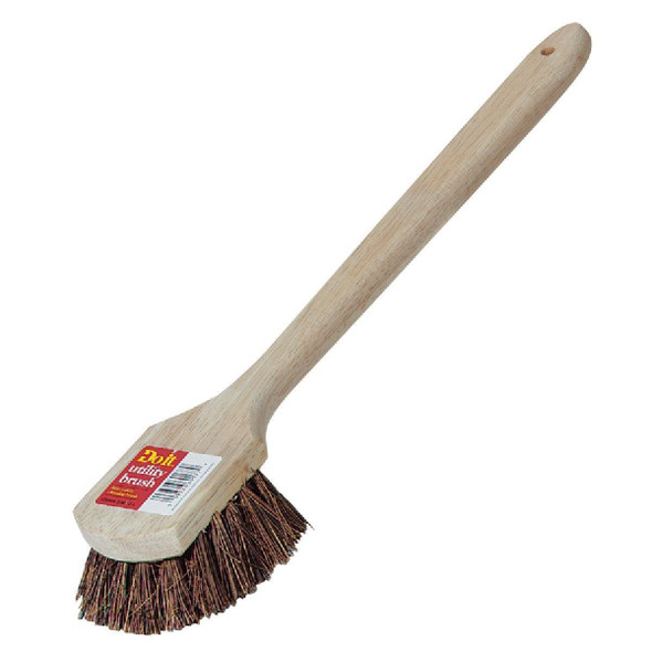 89637 19-3/4 In. x 3 In. Palmyra Bristle Fiber Wood Scrub Brush