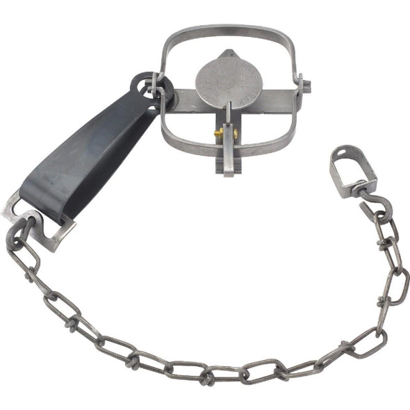 0310 Duke Traps 4 In. Jaw Spread Steel Long Spring Mink & Muskrat Trap