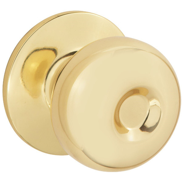 TF710B Steel Pro Polished Brass Bed & Bath Door Knob