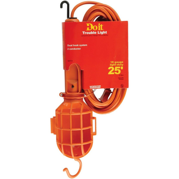 TL-182SJT--25-75W 75W Incandescent Trouble Light with 25 Ft. Power Cord