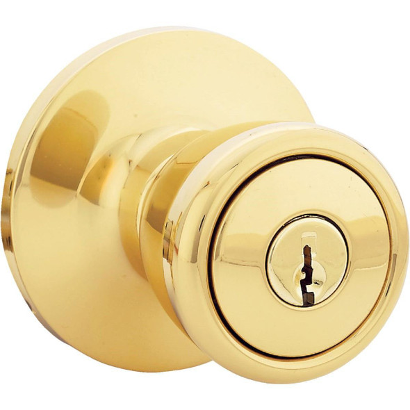 TR700B Steel Pro Polished Brass Entry Door Knob