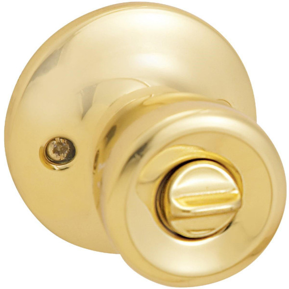 TR710B Steel Pro Polished Brass Bed & Bath Door Knob