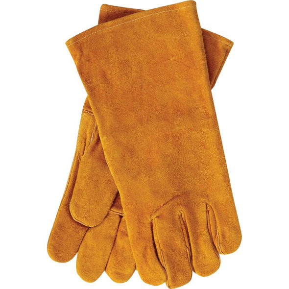 MST69L-R Home Impressions Men's 1 Size Fits All Leather Hearth Glove
