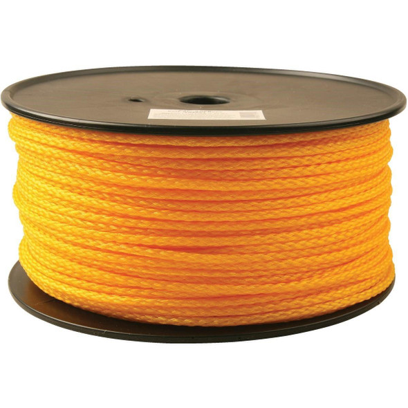 704651 3/16 In. x 650 Ft. Yellow Braided Polypropylene Rope
