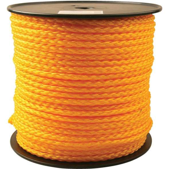707159 3/8 In. x 400 Ft. Yellow Braided Polypropylene Rope