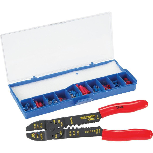 502537 Assorted Wire Size 99 Pieces Wire Terminal Kit