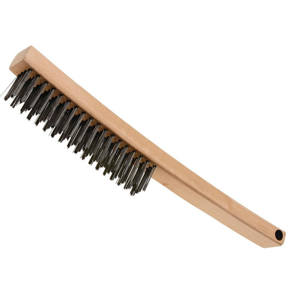 471 Best Look 1 In. x 14 In. Long Wood Handle Wire Brush