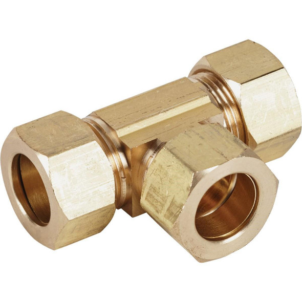 458430 5/8 In. Compression Brass Tee