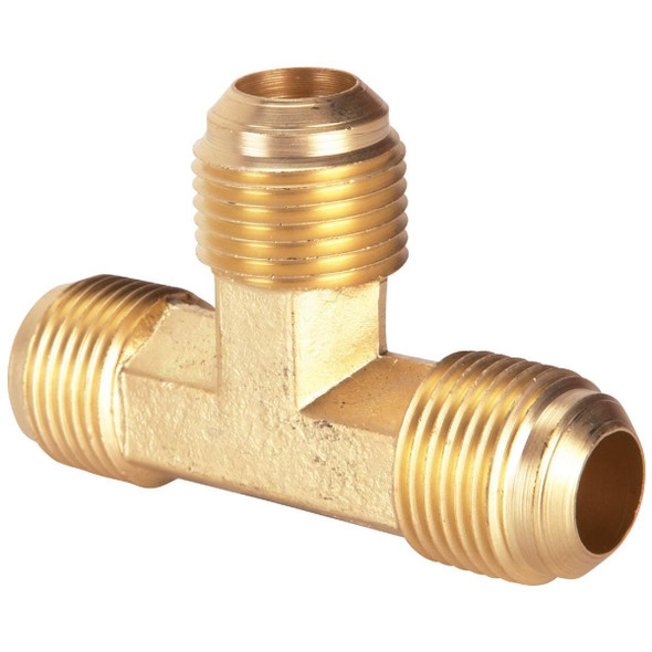 458732 1/2 In. Flare Brass Tee
