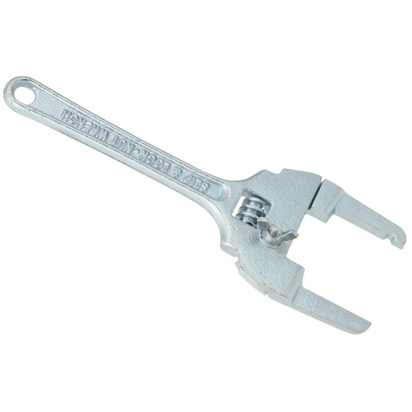 408302 Adjustable 1 In. to 3 In. Cadmium-Plated Slip/Lock Nut Wrench
