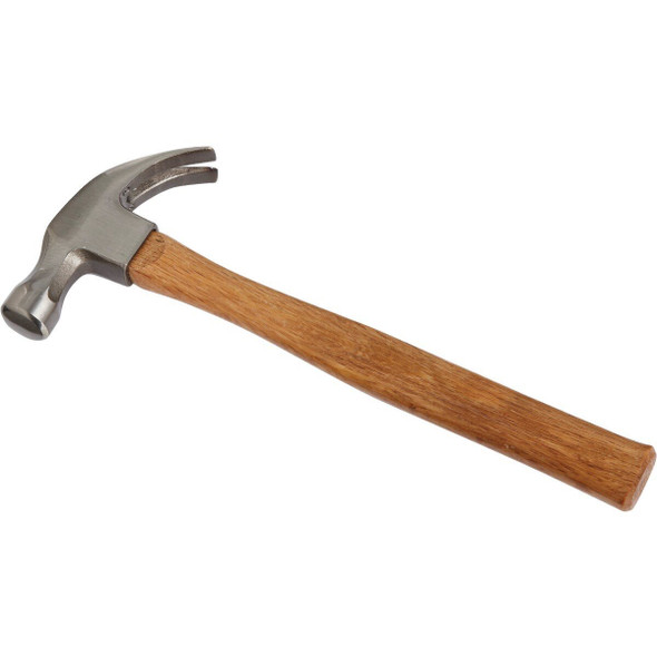 346276 16 Oz. Smooth-Face Curved Claw Hammer with Hardwood Handle