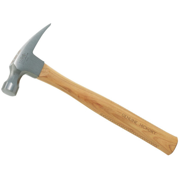 323607 16 Oz. Smooth-Face Rip Claw Hammer with Hickory Handle