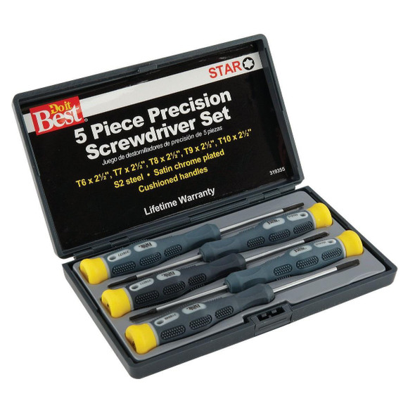 319355 Precision Star Screwdriver Set (5-Piece)