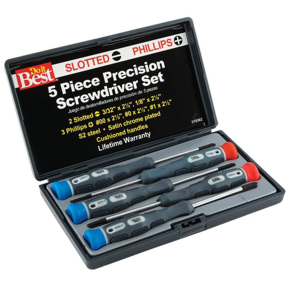 319382 Precision Screwdriver Set (5-Piece)