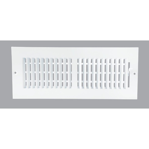 2SW1204WH-B Home Impressions White Steel 5.75 In. Wall Register