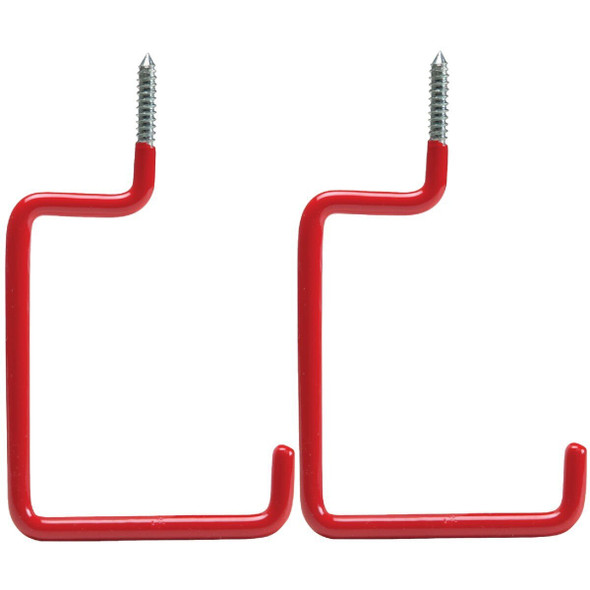 215244 Screw-In Vinyl-Coated Utility Hook (2-Pack)