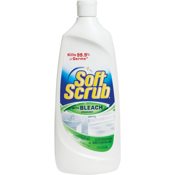 DIA 01602 Soft Scrub 24 Oz. Cleanser With Bleach