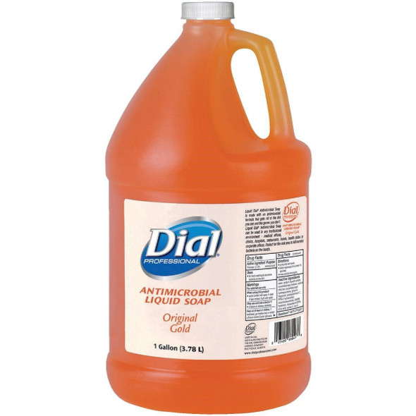 DIA88047 Dial Professional 1 Gal. Gold Antimicrobial Liquid Hand Soap
