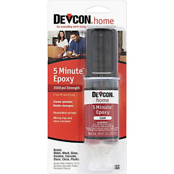 20845 Devcon 1 Oz. 5 Minute Epoxy Syringe