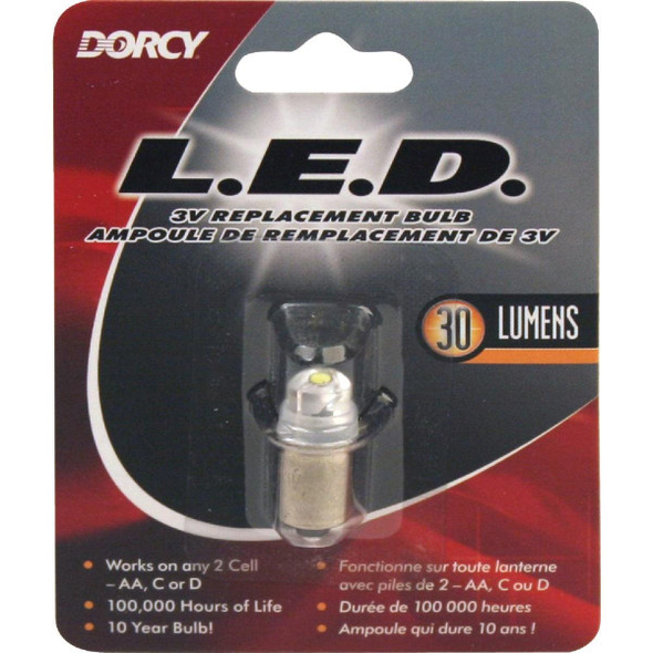 41-1643 Dorcy LED 3V Replacement Flashlight Bulb