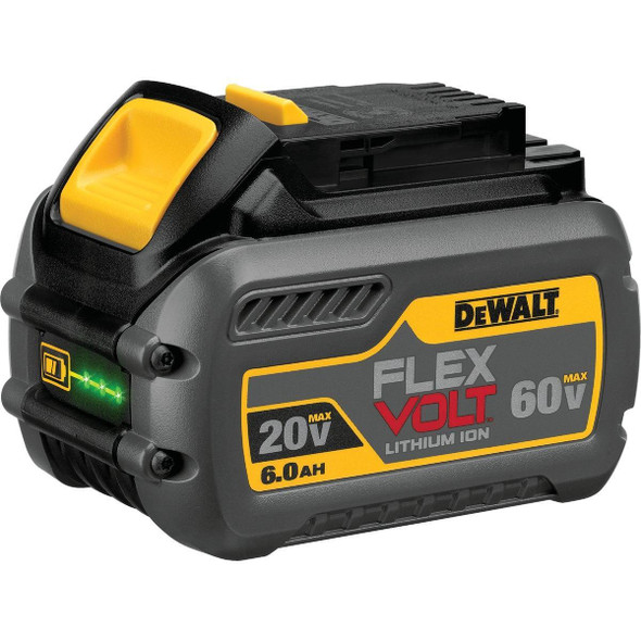 DCB606 DEWALT FLEXVOLT 20 Volt and 60 Volt MAX Lithium-Ion 6.0 Ah Tool Battery
