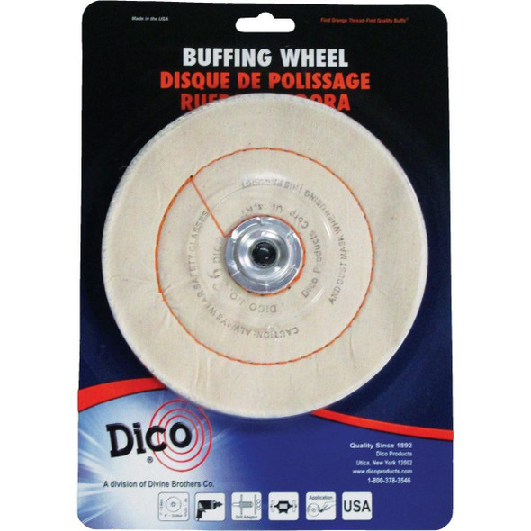 7000186 Dico 6 In. x 1/2 In. Buffing Wheel