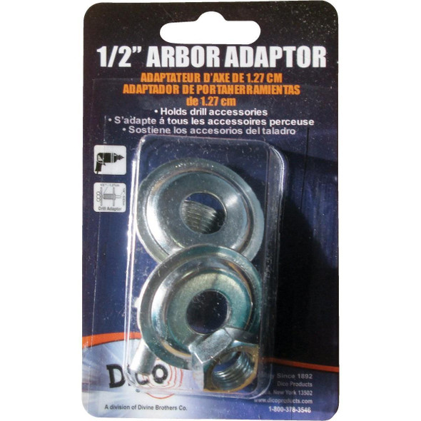 7600071 Dico 1/2 In. Arbor Adapter