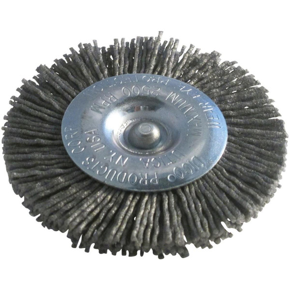 7200015 Dico Nyalox 3 In. Extra Coarse Drill-Mounted Wire Brush