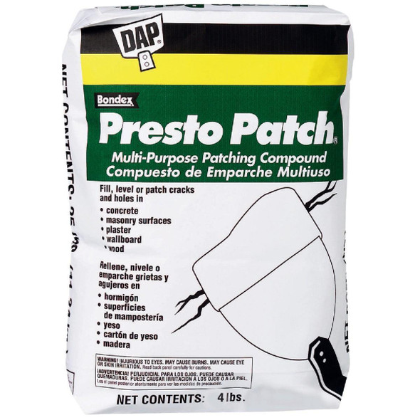 58505 DAP Presto Patch 4 Lb. White Patching Compound