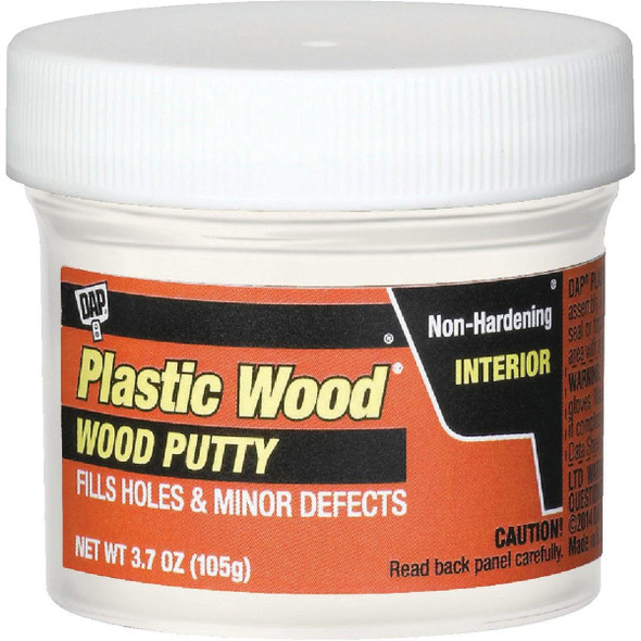 21245 DAP Plastic Wood 3.7 Oz. White Wood Putty