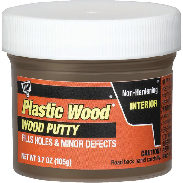 21255 DAP Plastic Wood 3.7 Oz. Dark Walnut Wood Putty