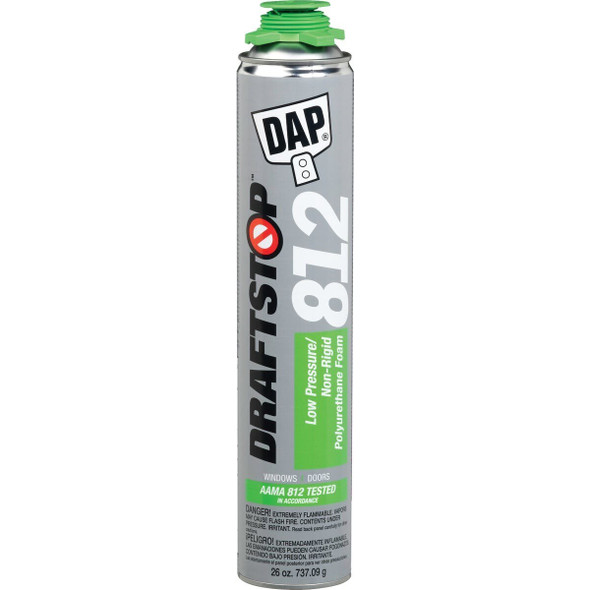 80812 Dap Draftstop 812 26 Oz. Low Pressure/Non-Rigid Polyurethane Foam Sealant