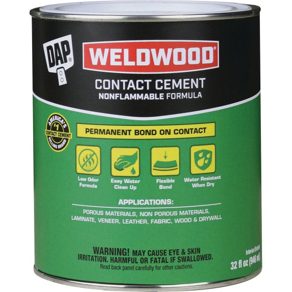 25332 DAP Weldwood Qt. Nonflammable Contact Cement